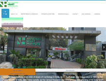 Tablet Screenshot of nationalheartinstitute.com